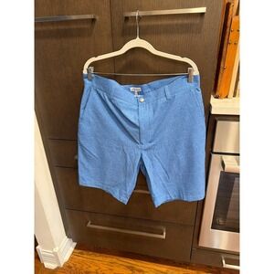 Millar Shackleford Performance Hybrid Golf Shorts in a blue shade 38